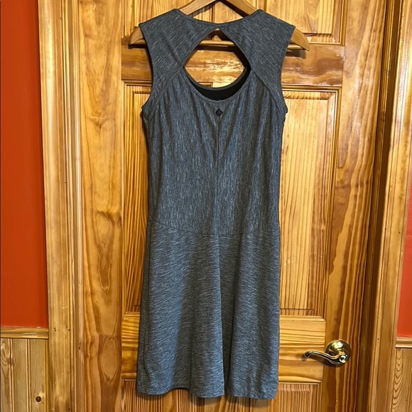 Prana Gray Cut Out Sheath Midi Dress - Picture 7 of 11